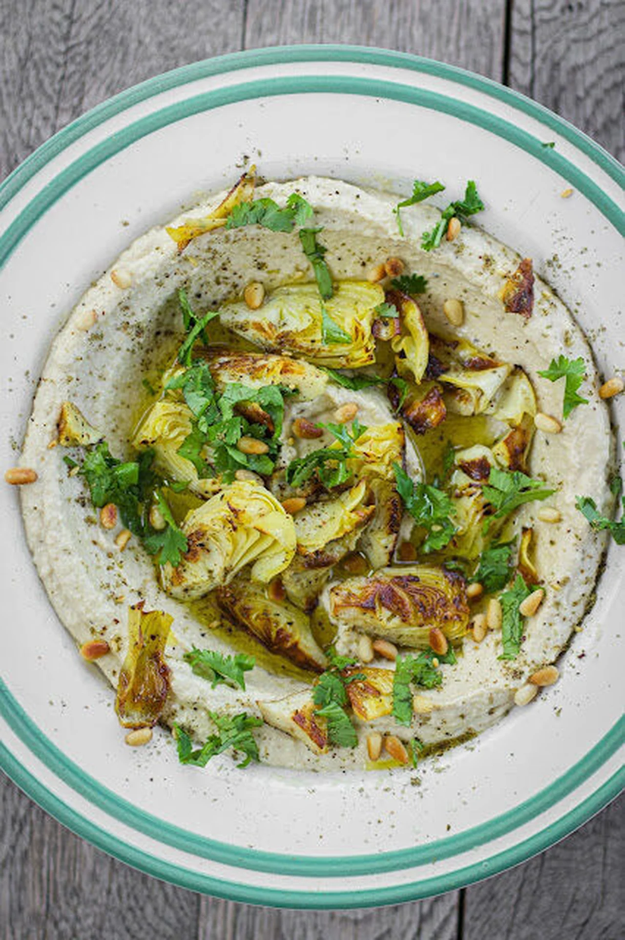 Houmous aux artichauts