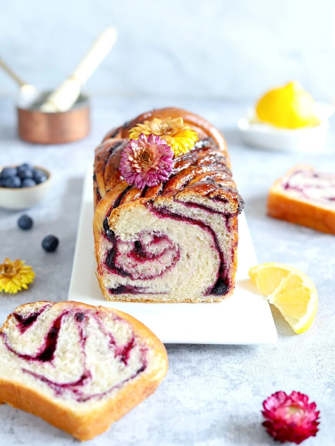 Babka citron myrtille