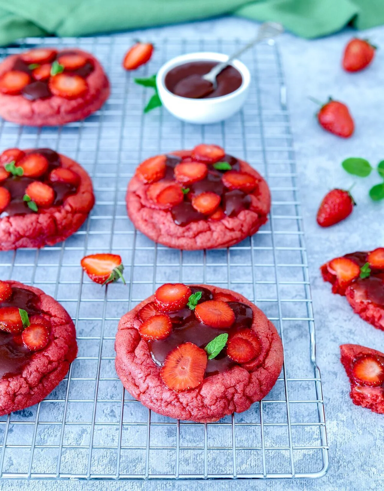 Cookies aux fraises