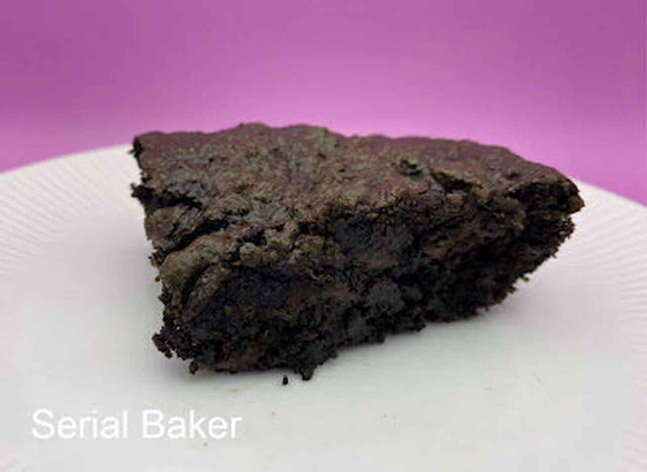 Brownie à la purée de sésame noir