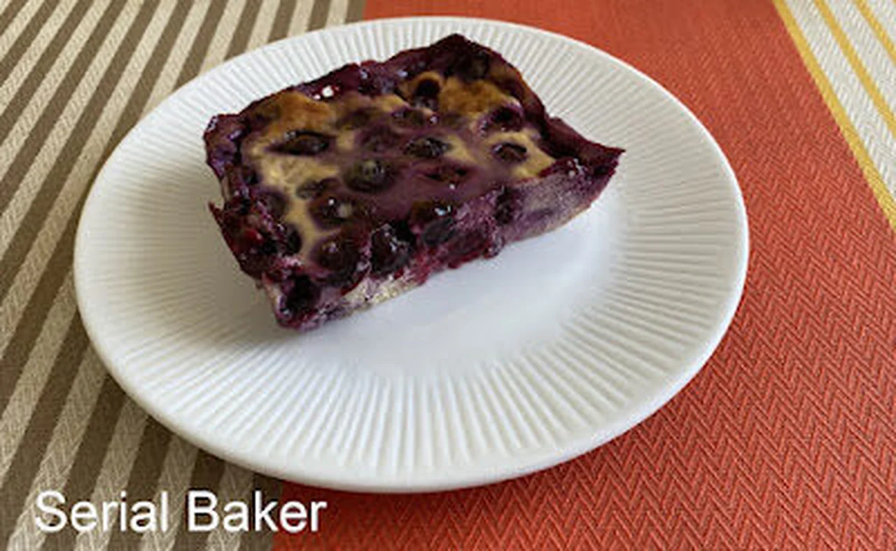 Clafoutis léger à la myrtille