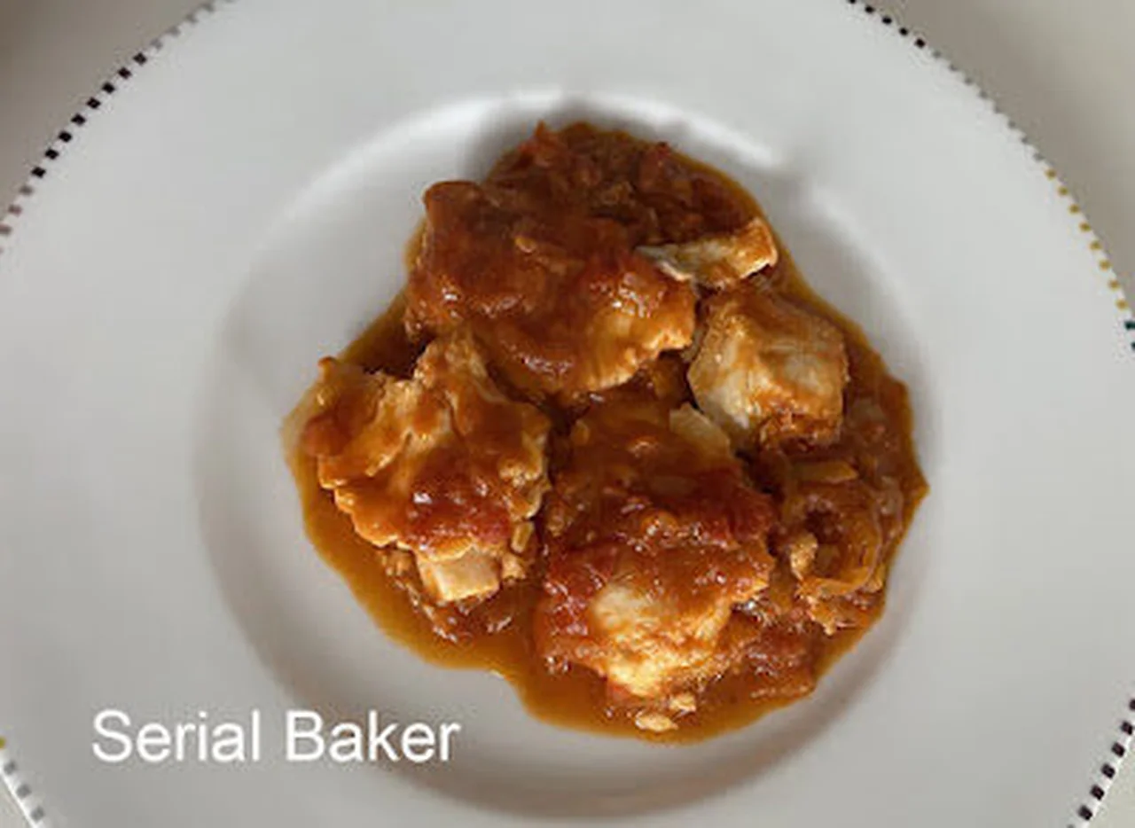 Poisson à la sauce tomate-tamarin