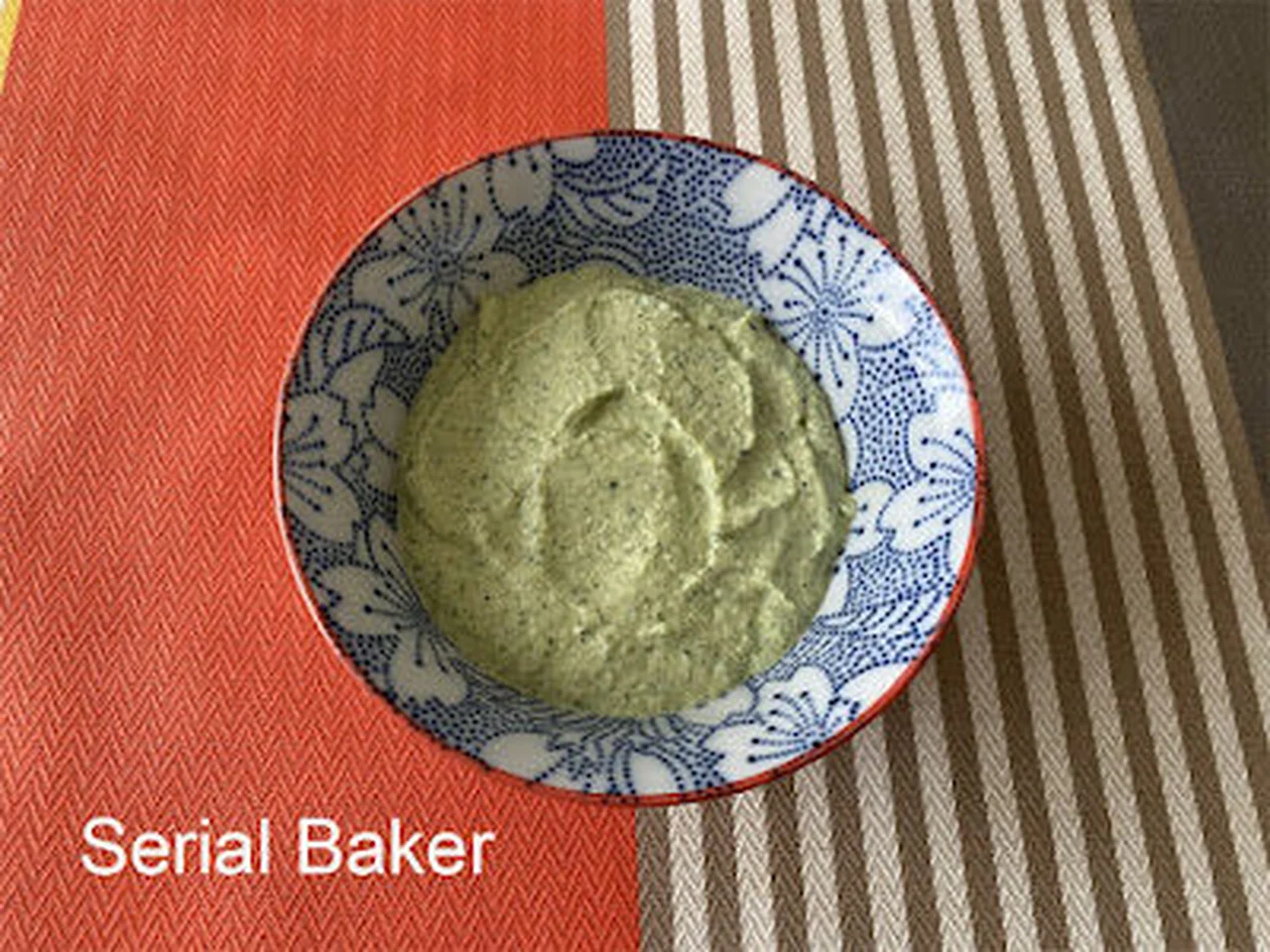 Purée de courgette au tahin