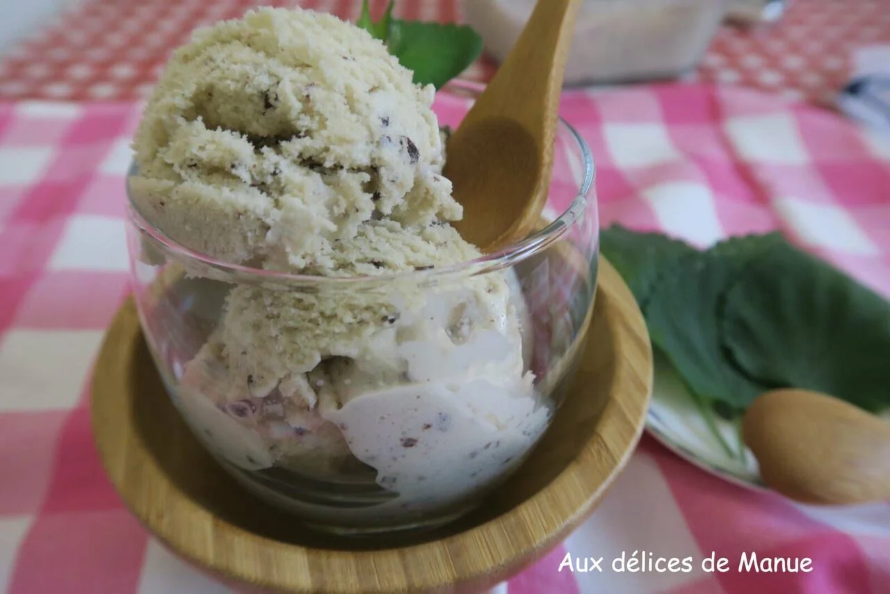 Glace légère menthe et chocolat noir