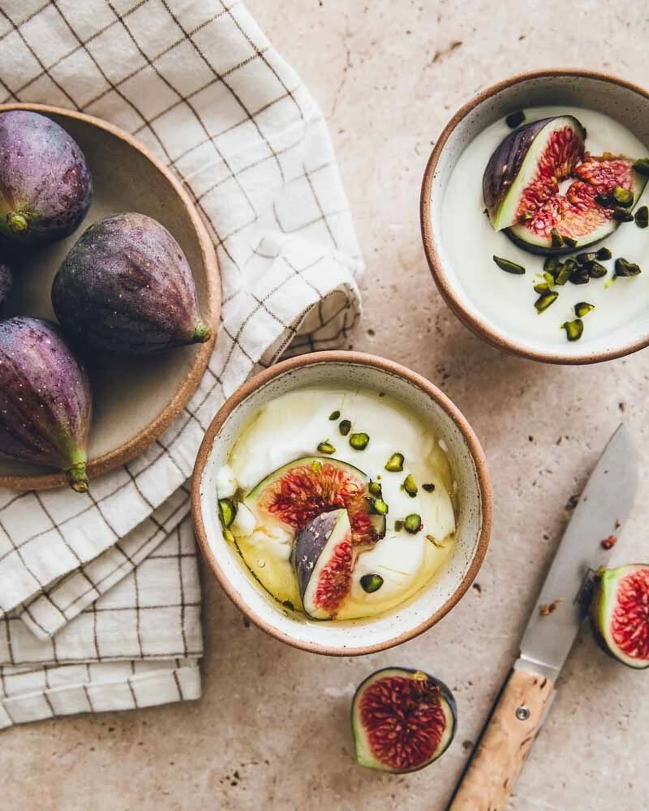 Yaourt aux figues et miel