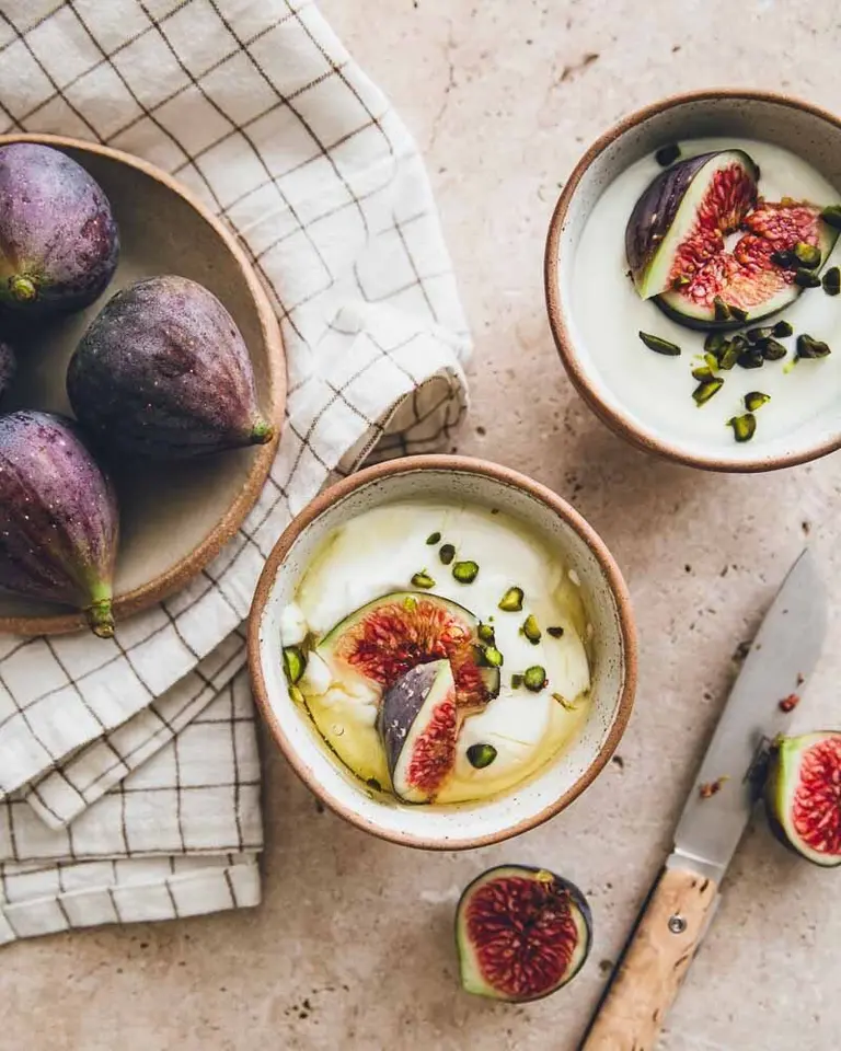 Yaourt aux figues et miel