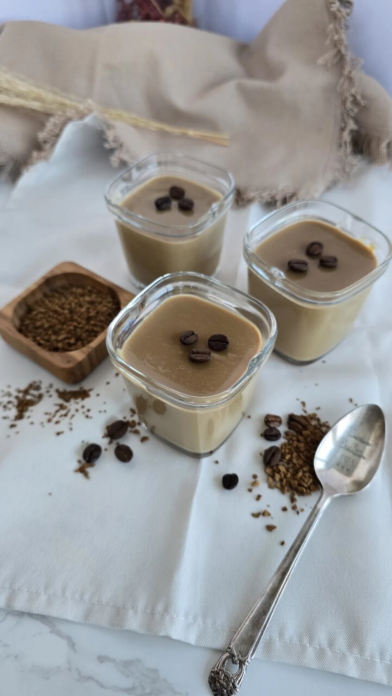 Crème dessert café soluble