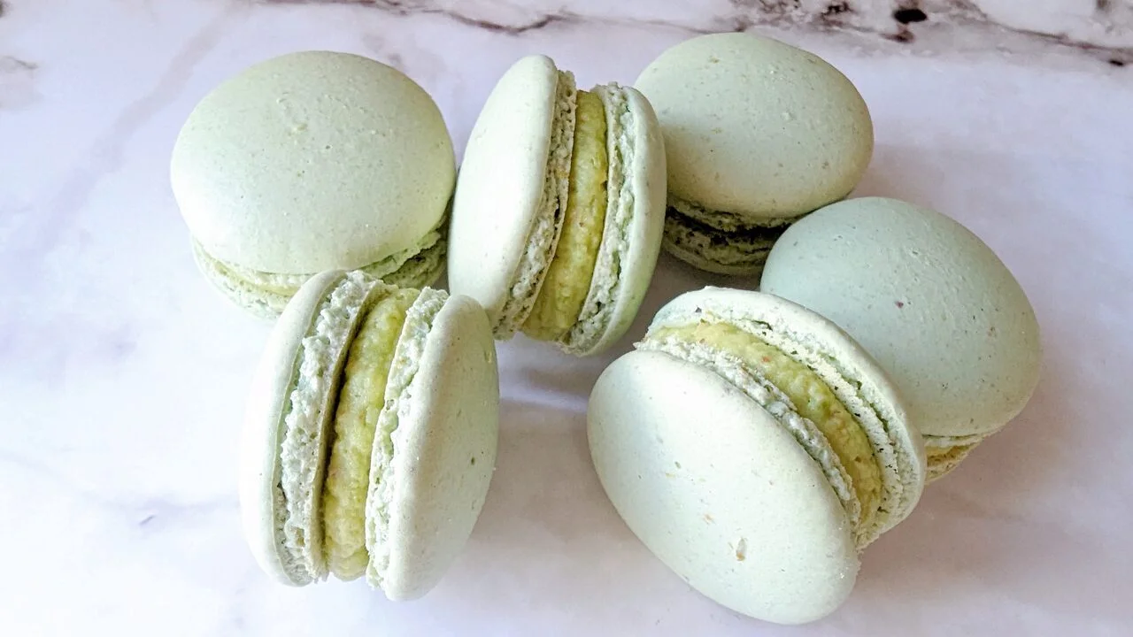 Macarons à la pistache de Christophe Felder