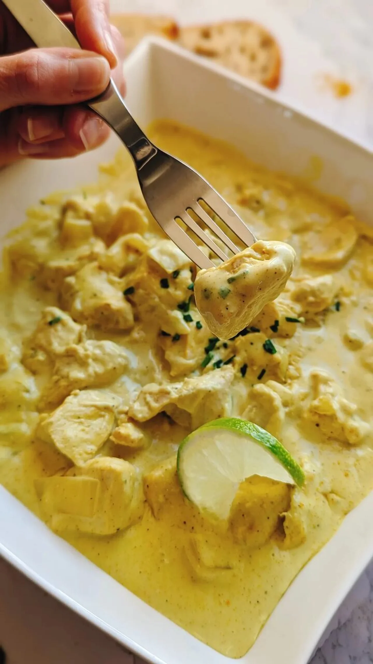 Poulet curry coco au Companion