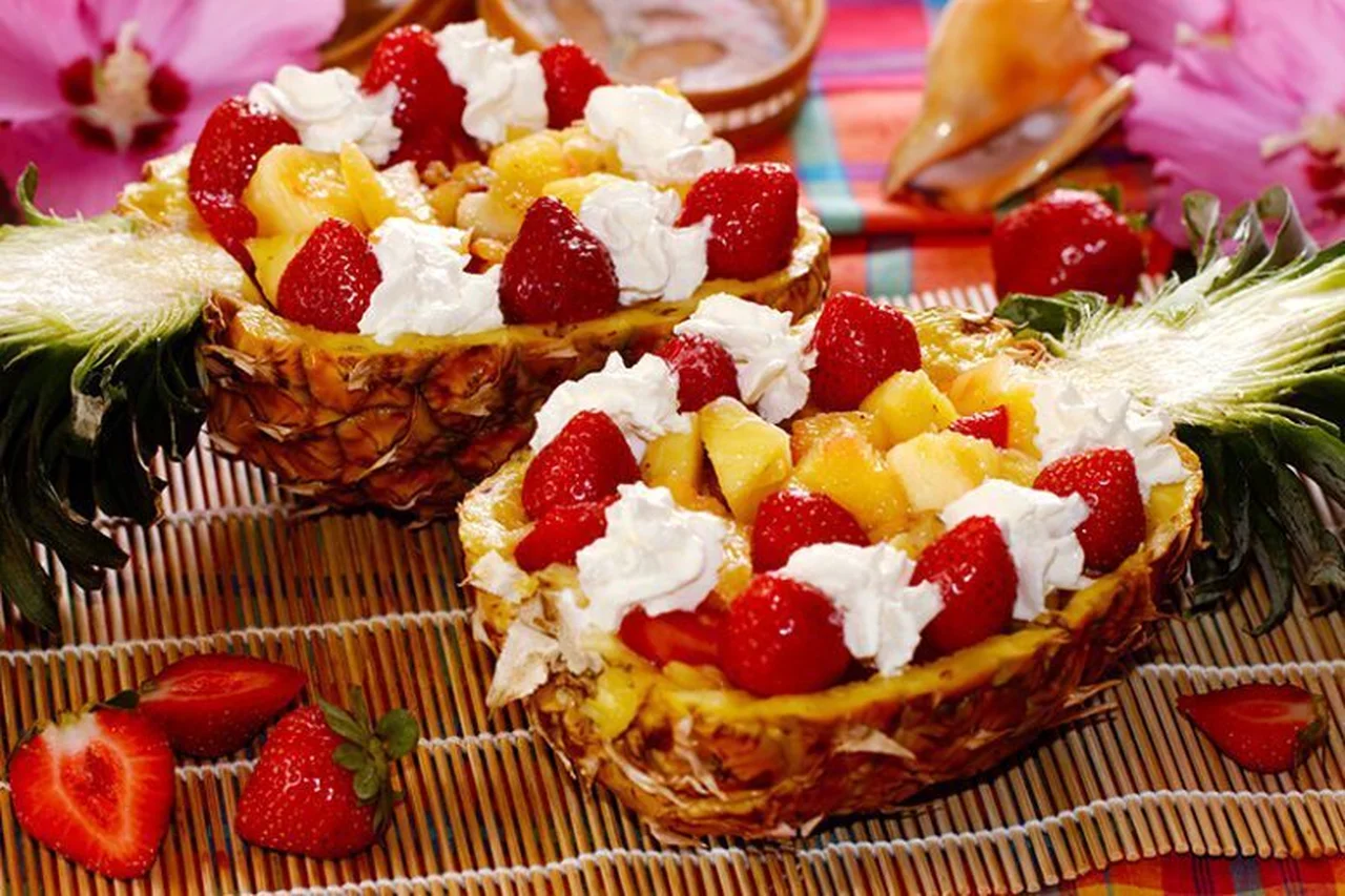 Ananas en gondole