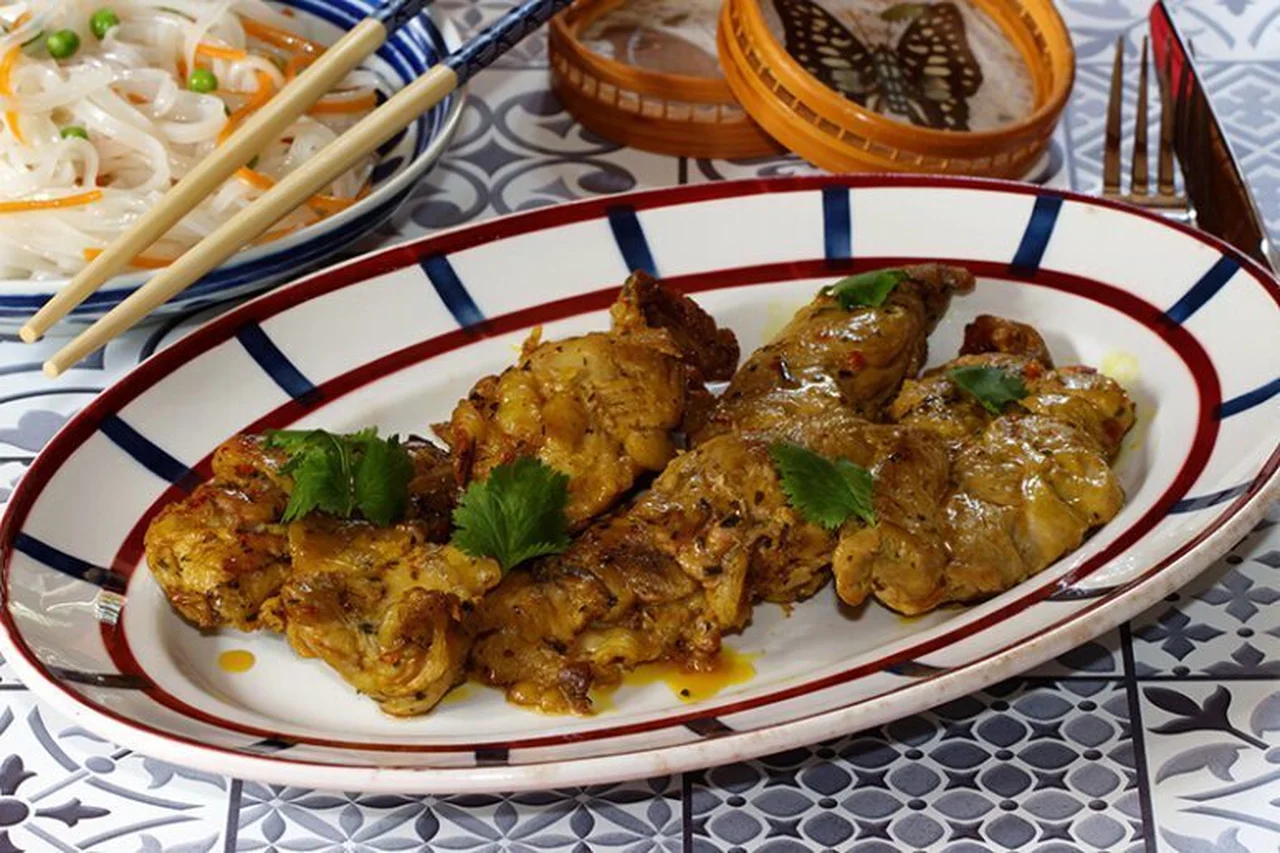 Araignées de porc à la Thaï