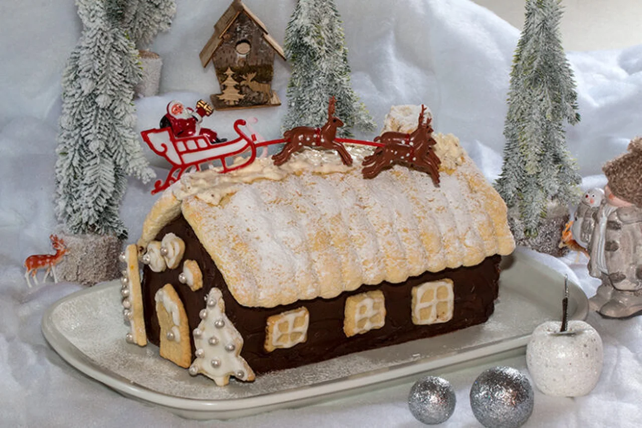 Bûche chalet de montagne