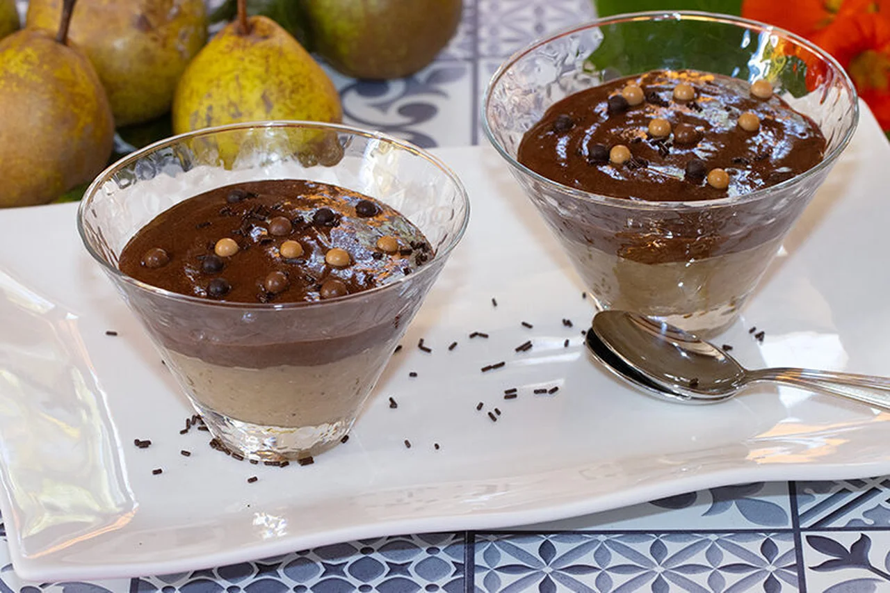 Compote de poires Belle-Hélène