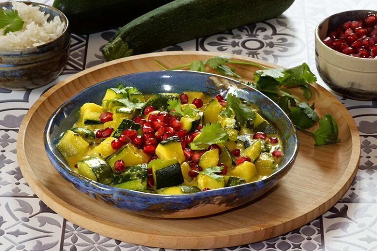 Curry de courgettes à la noix de coco