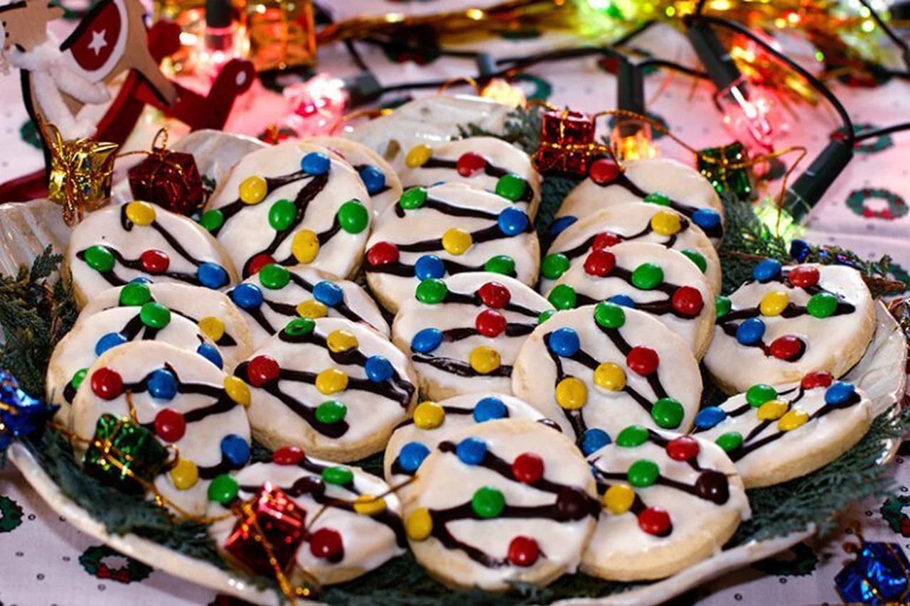 Sablés de Noël guirlande électrique