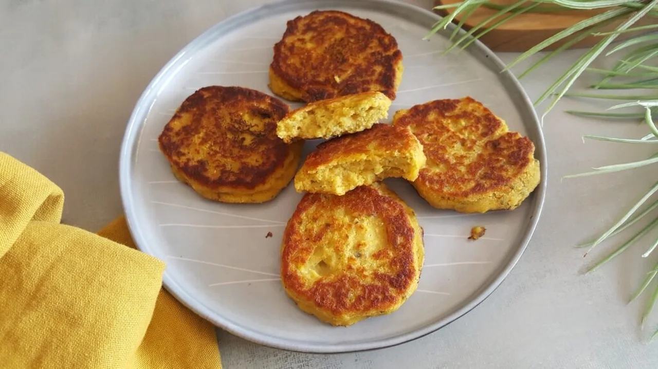 Galettes lentilles corail