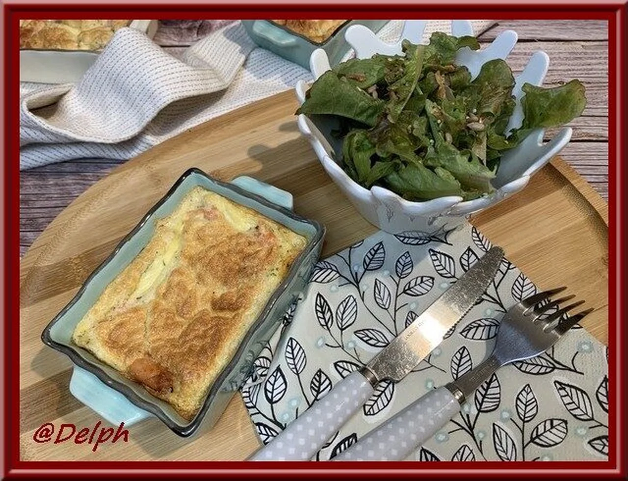 Clafoutis au saumon fumé