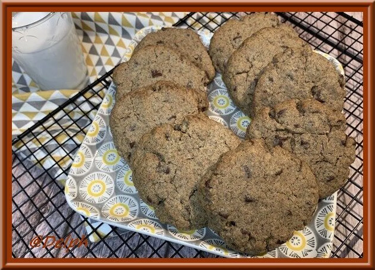 Cookies à la farine de sarrasin et pépites de chocolat
