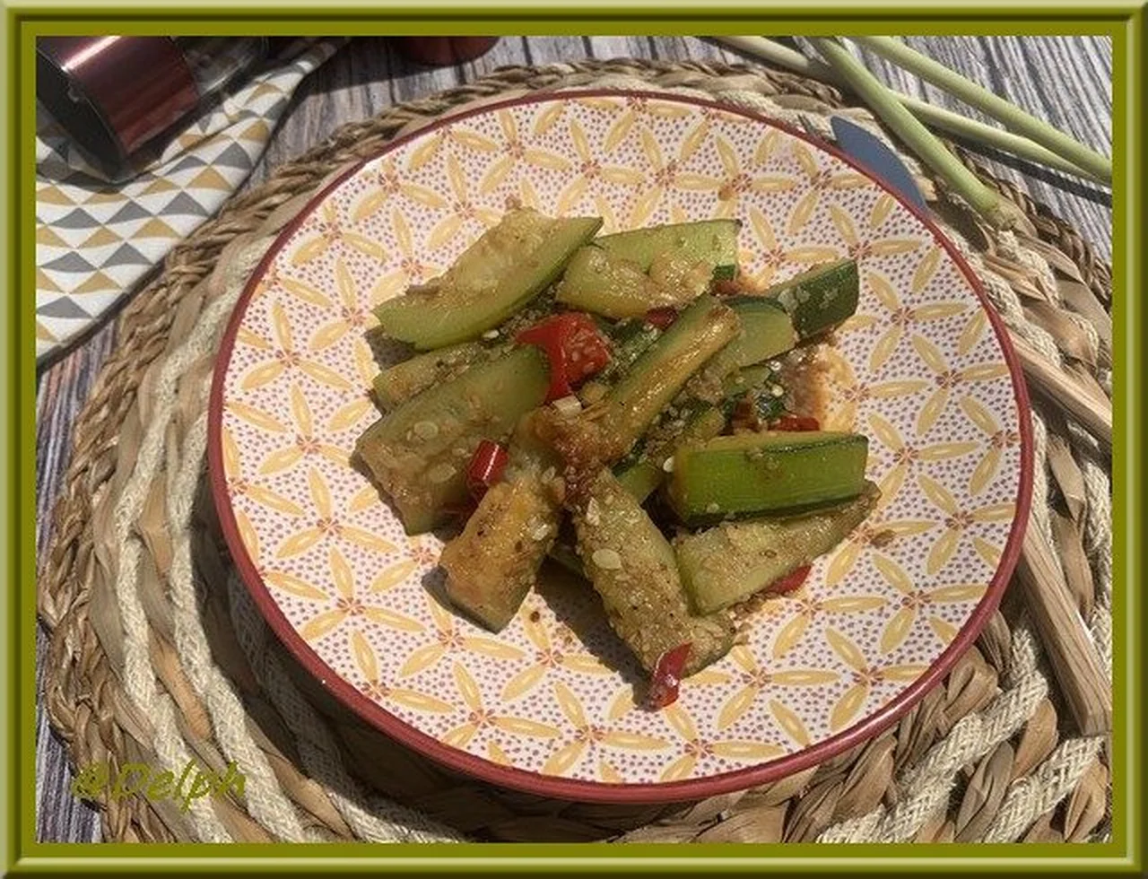 Courgettes à la Thaïe