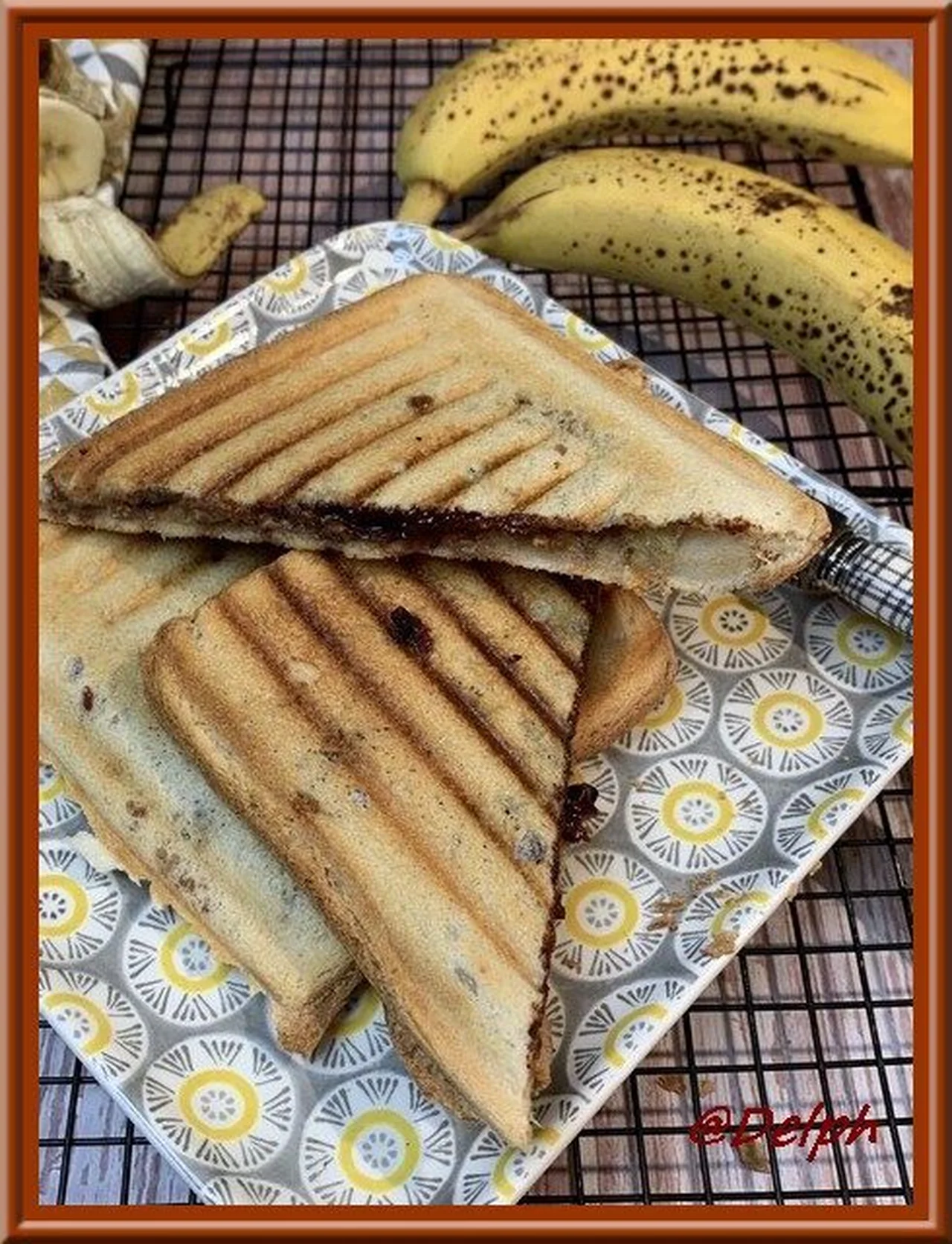 Croque chocolat banane