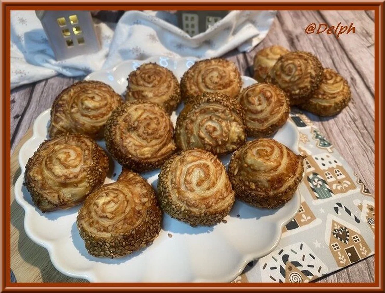 Feuilletés apéritifs à l'emmental