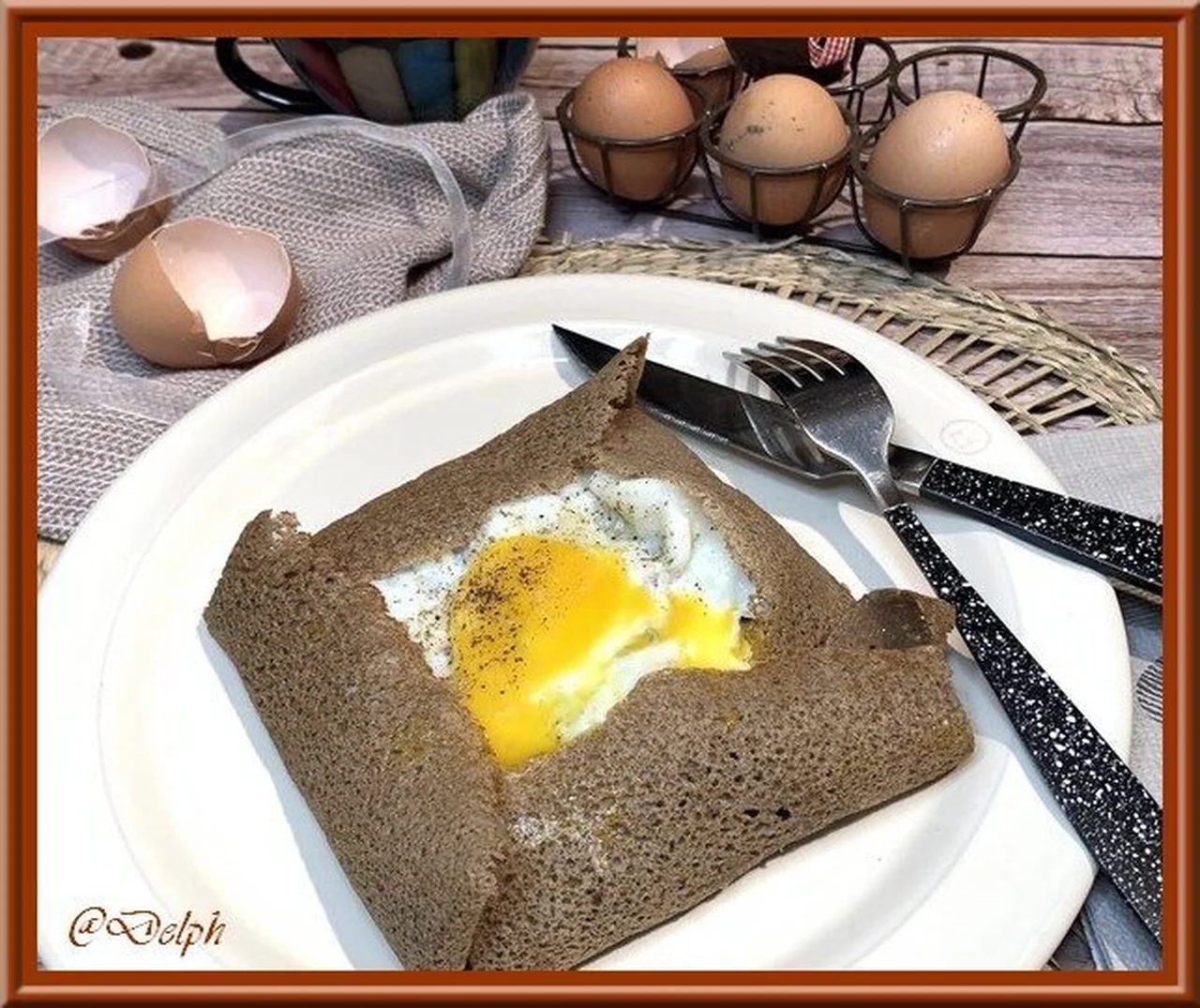 Galette complète à l'américaine