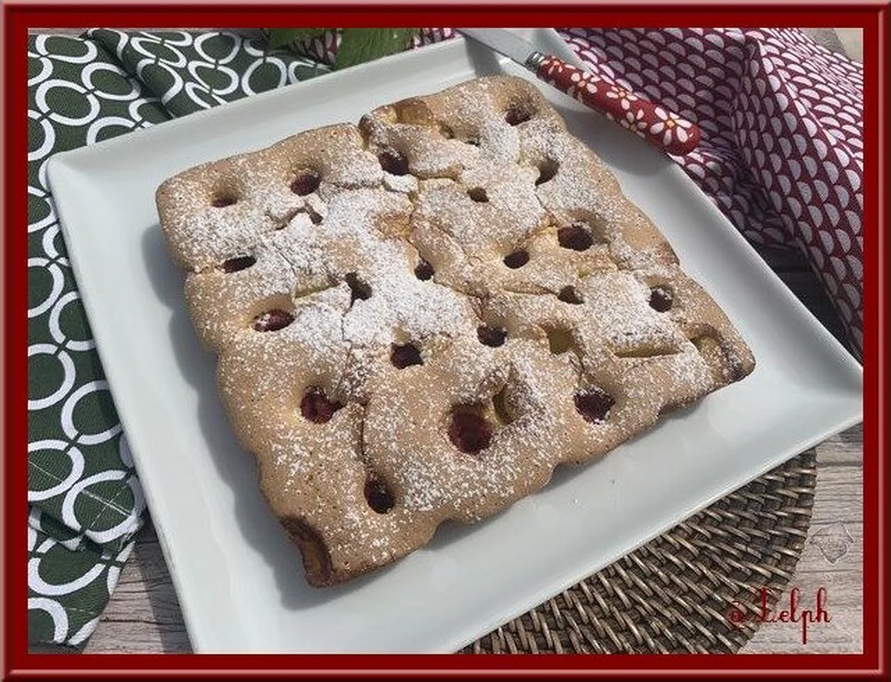 Gâteau aux framboises