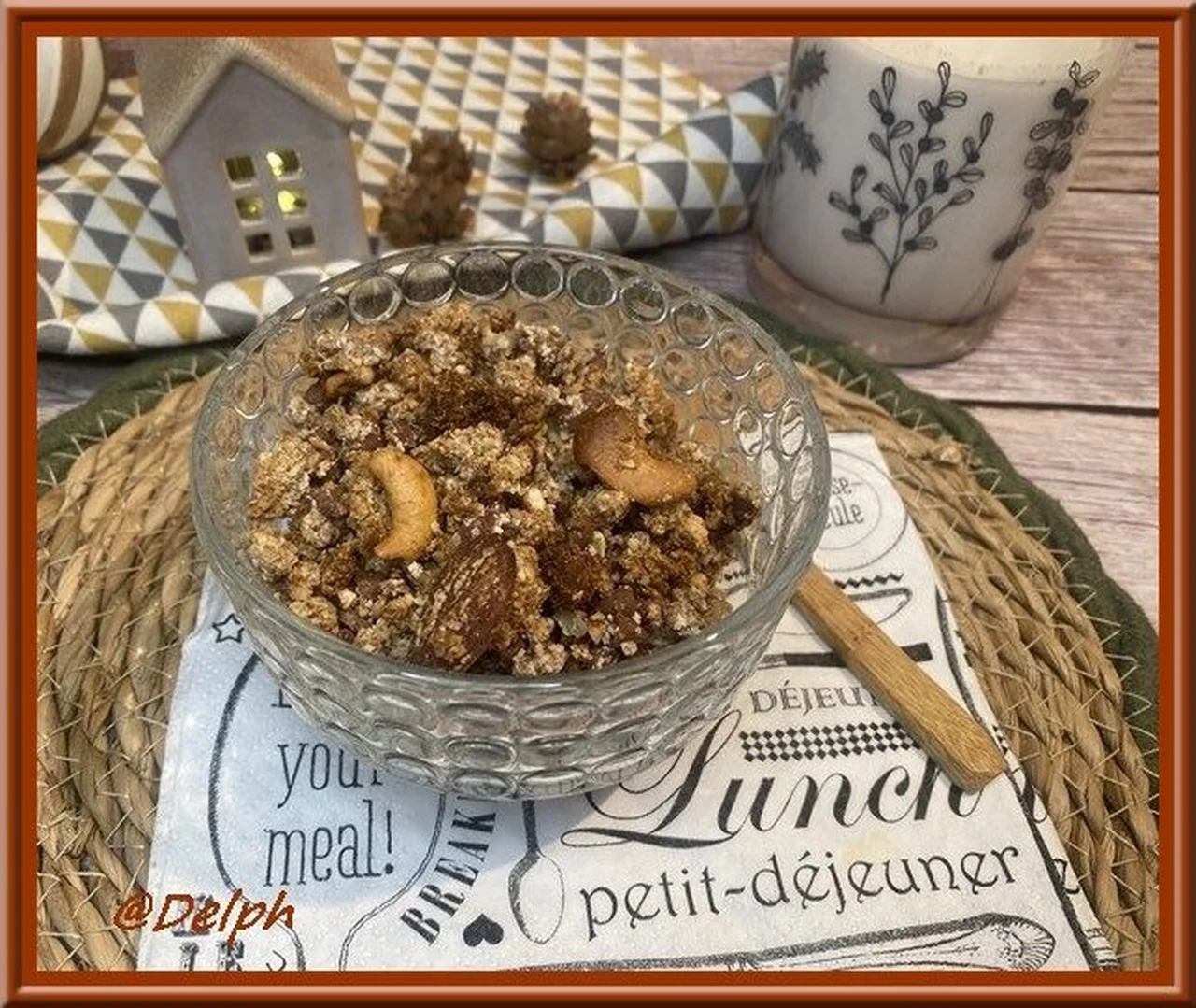 Granola à l'okara d'amandes