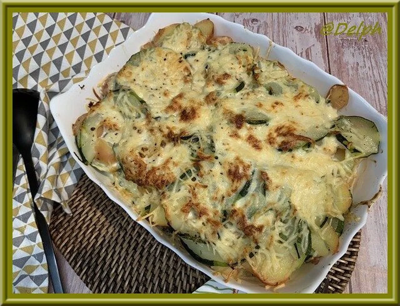 Gratin de courgettes et pommes de terre