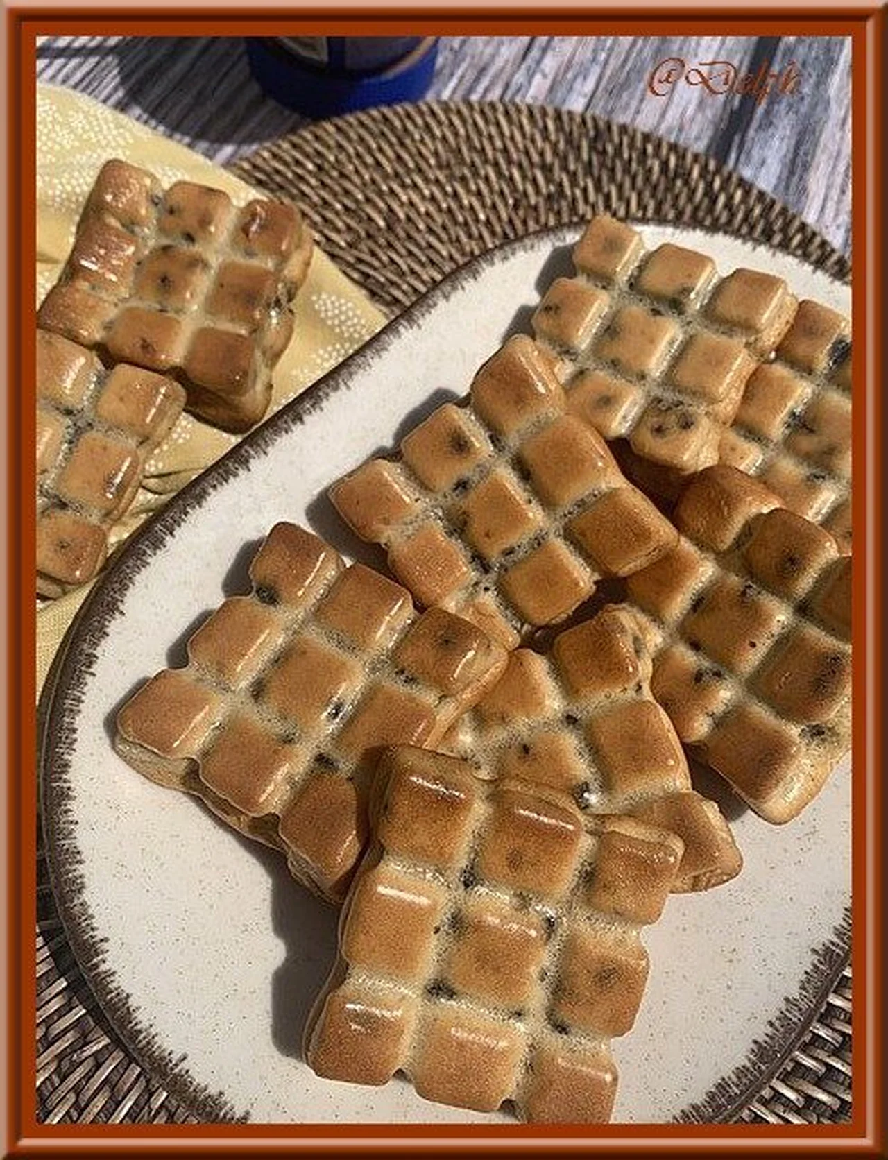 Petits gâteaux beurre de cacahuètes et chocolat