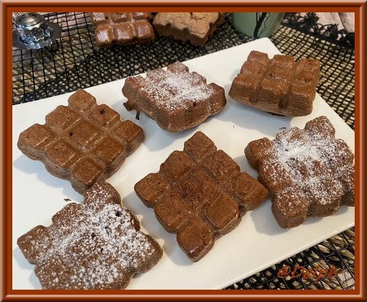 Petits gâteaux au chocolat et amande