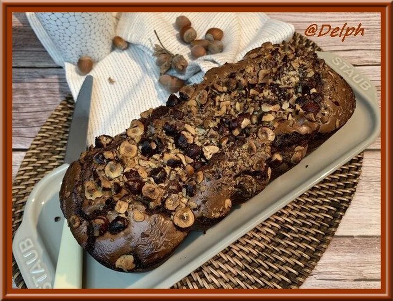 Quatre-quarts chocolat noisettes