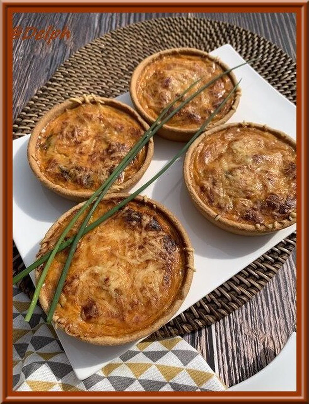 Quiche aux épinards, tomates cerise et chorizo