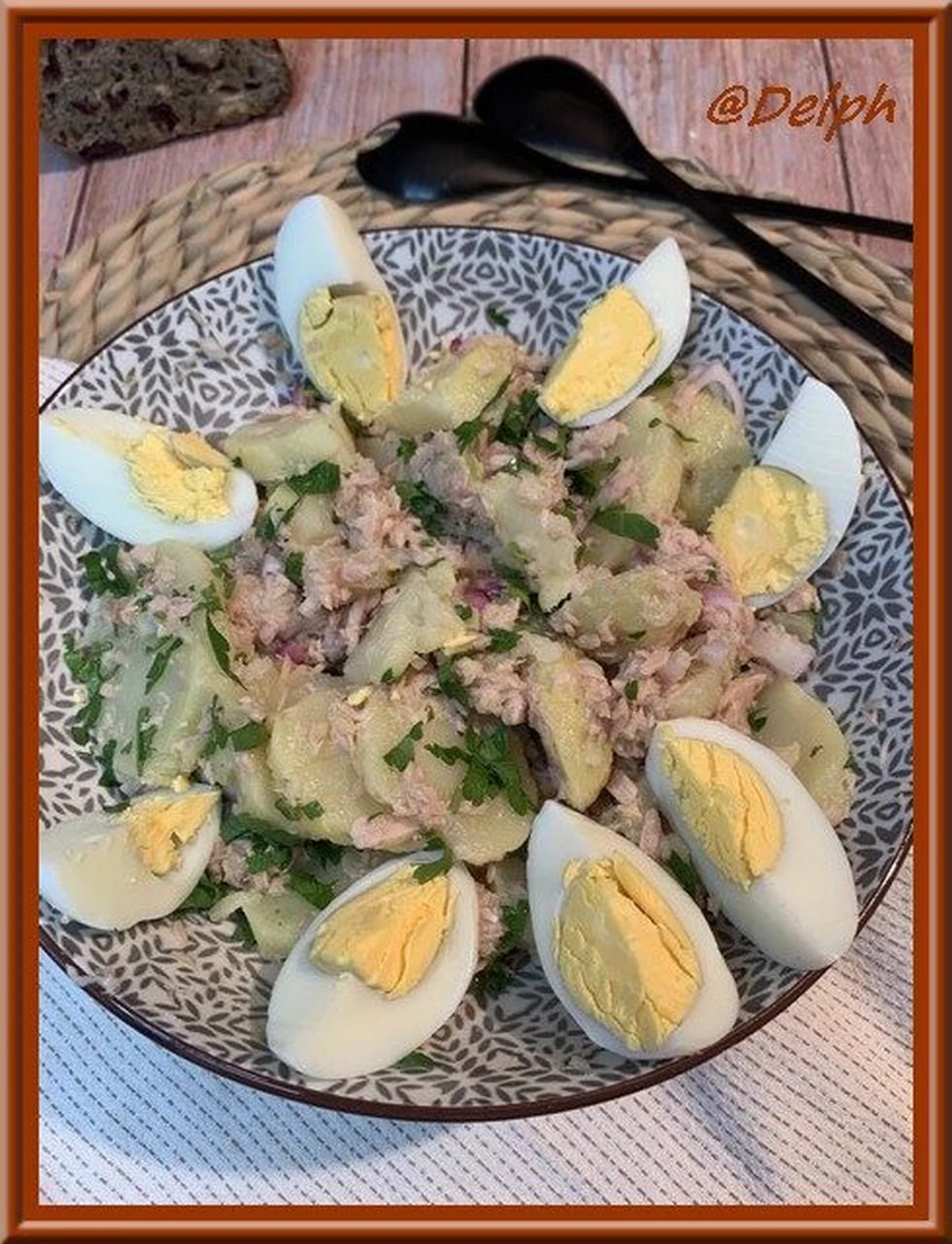Salade de pommes de terre au thon