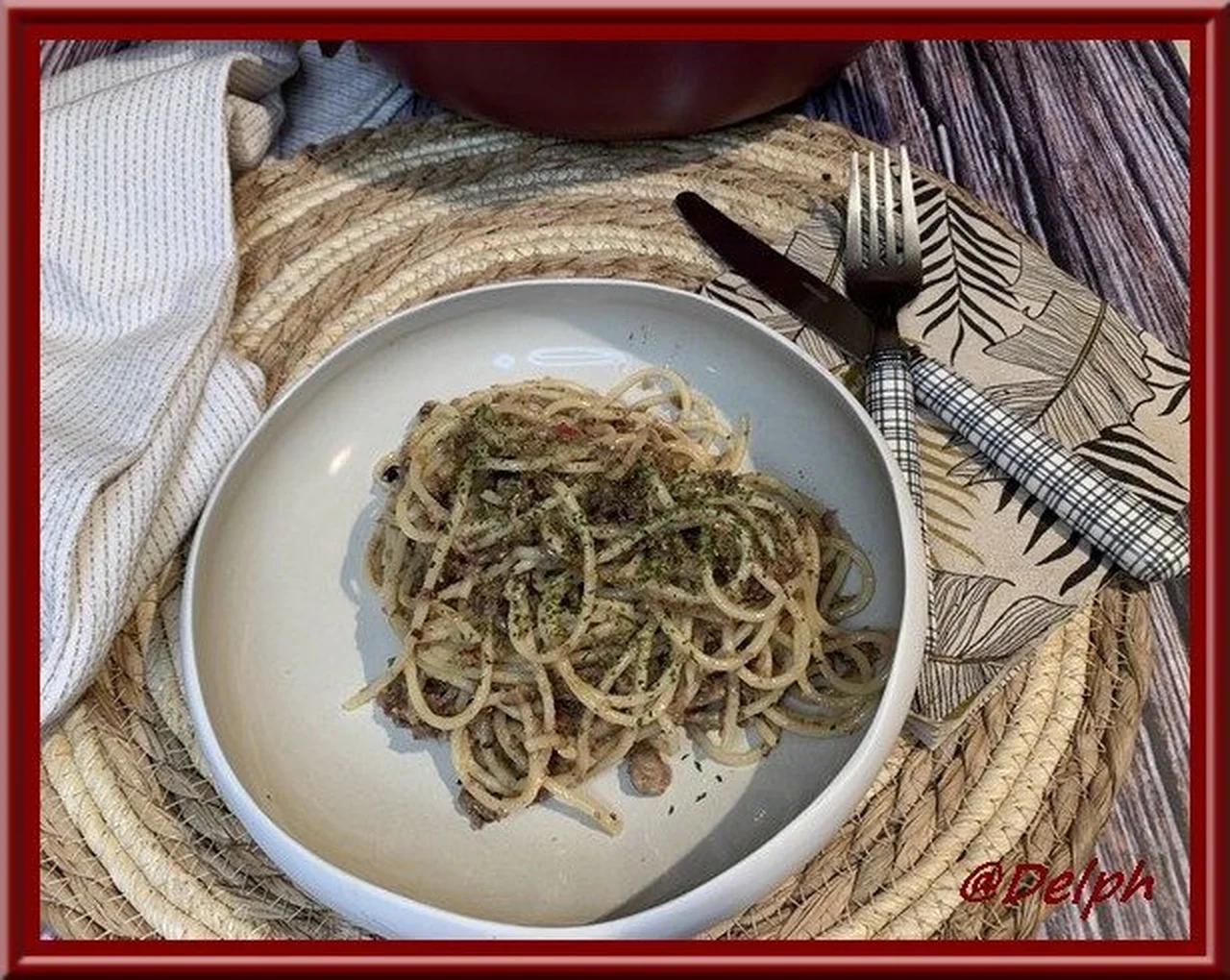 Spaghetti au canard