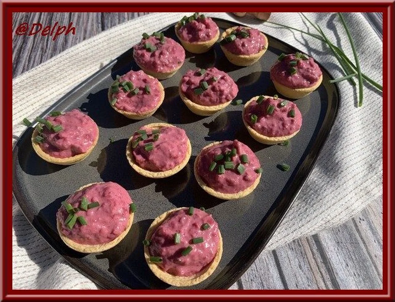 Tartinade de betterave rouge et thon