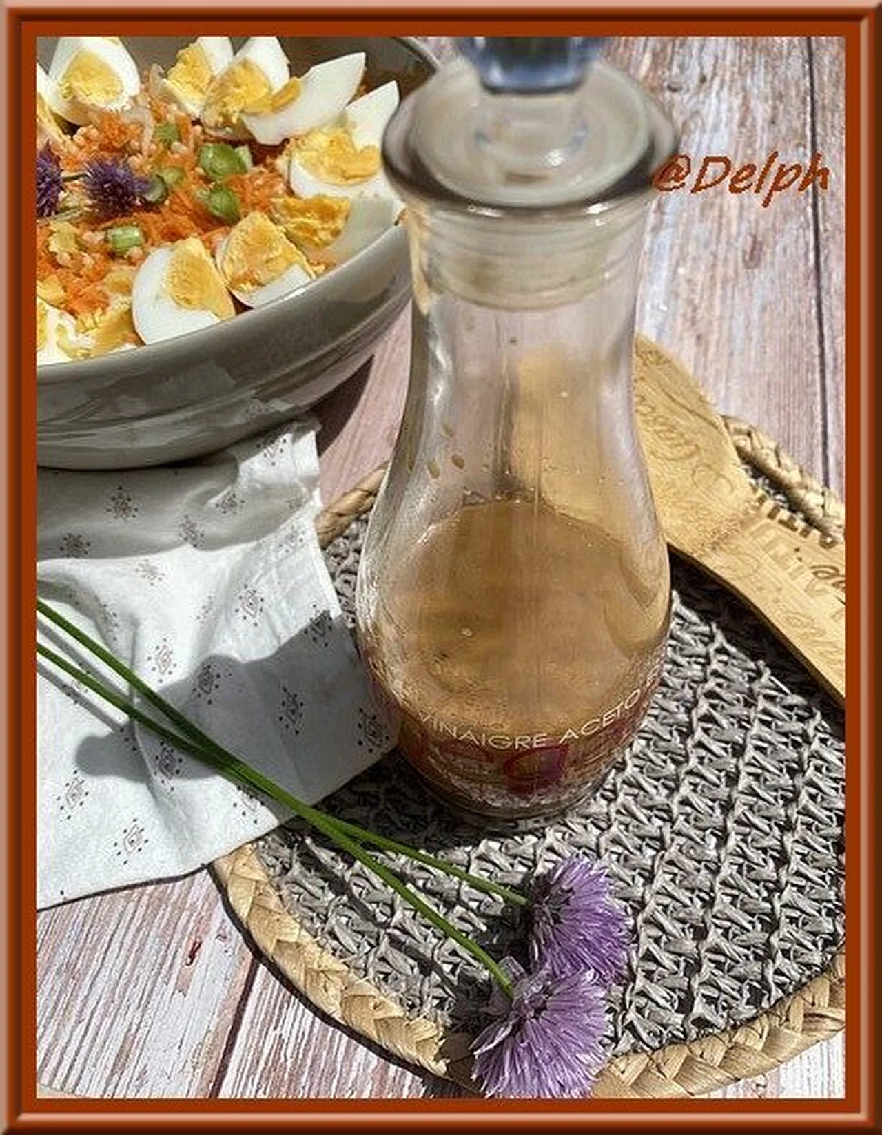 Vinaigrette balsamique et moutarde à l'ancienne