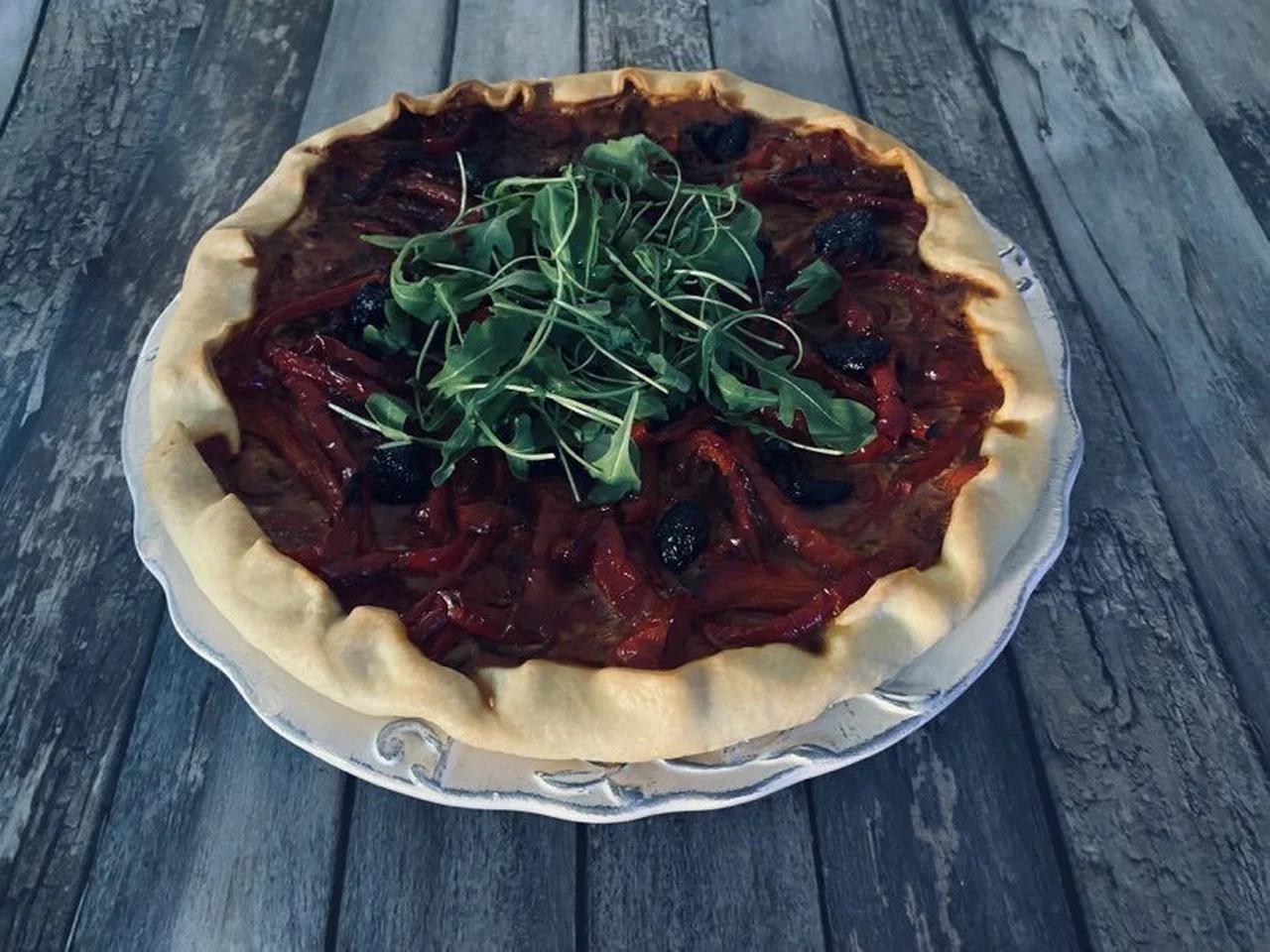 Tarte aux poivrons