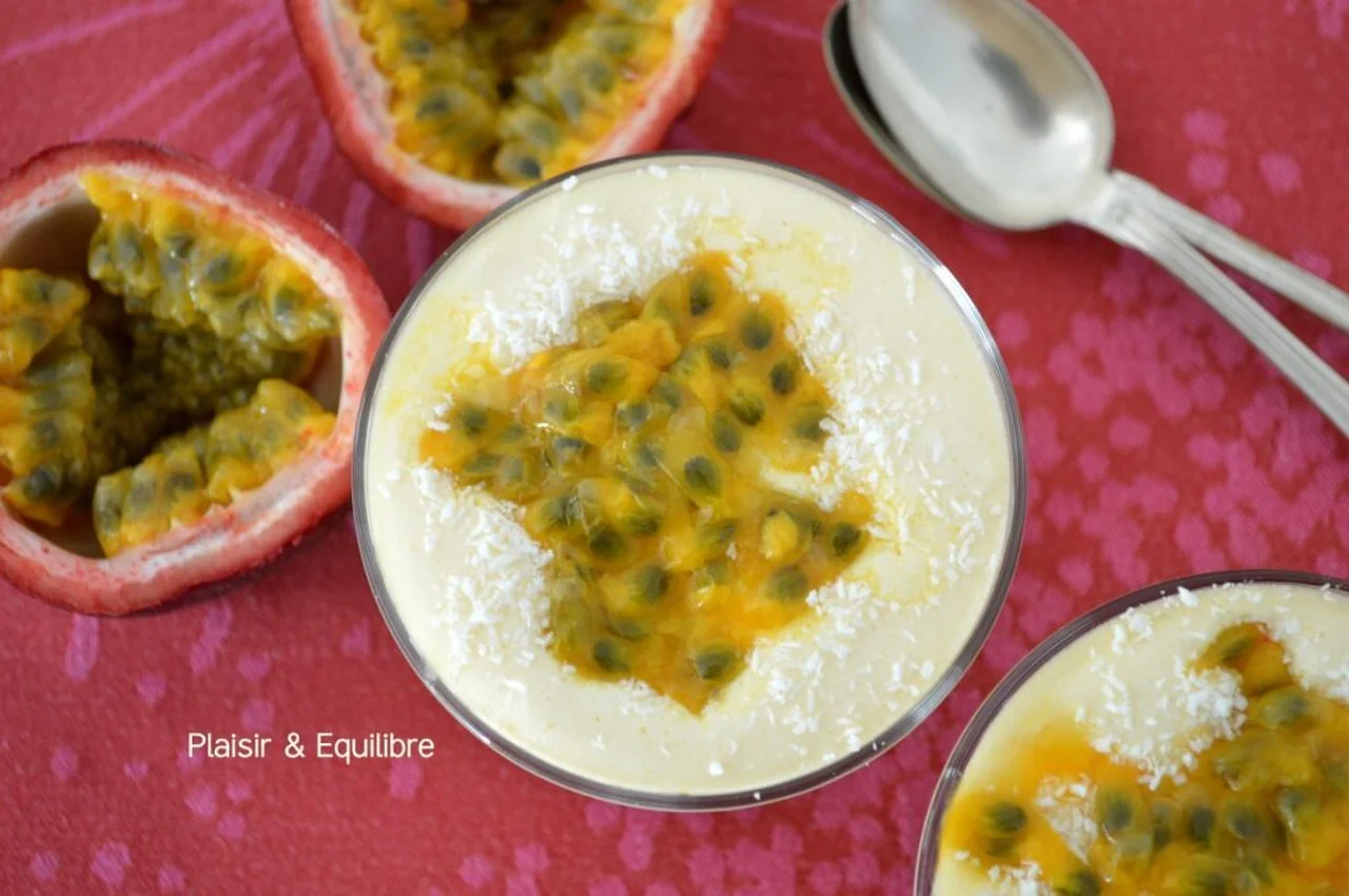 Tiramisu aux fruits de la passion et mangue