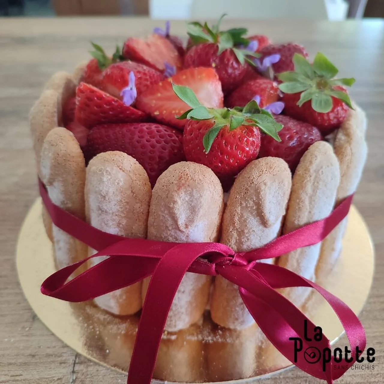 Charlotte aux fraises