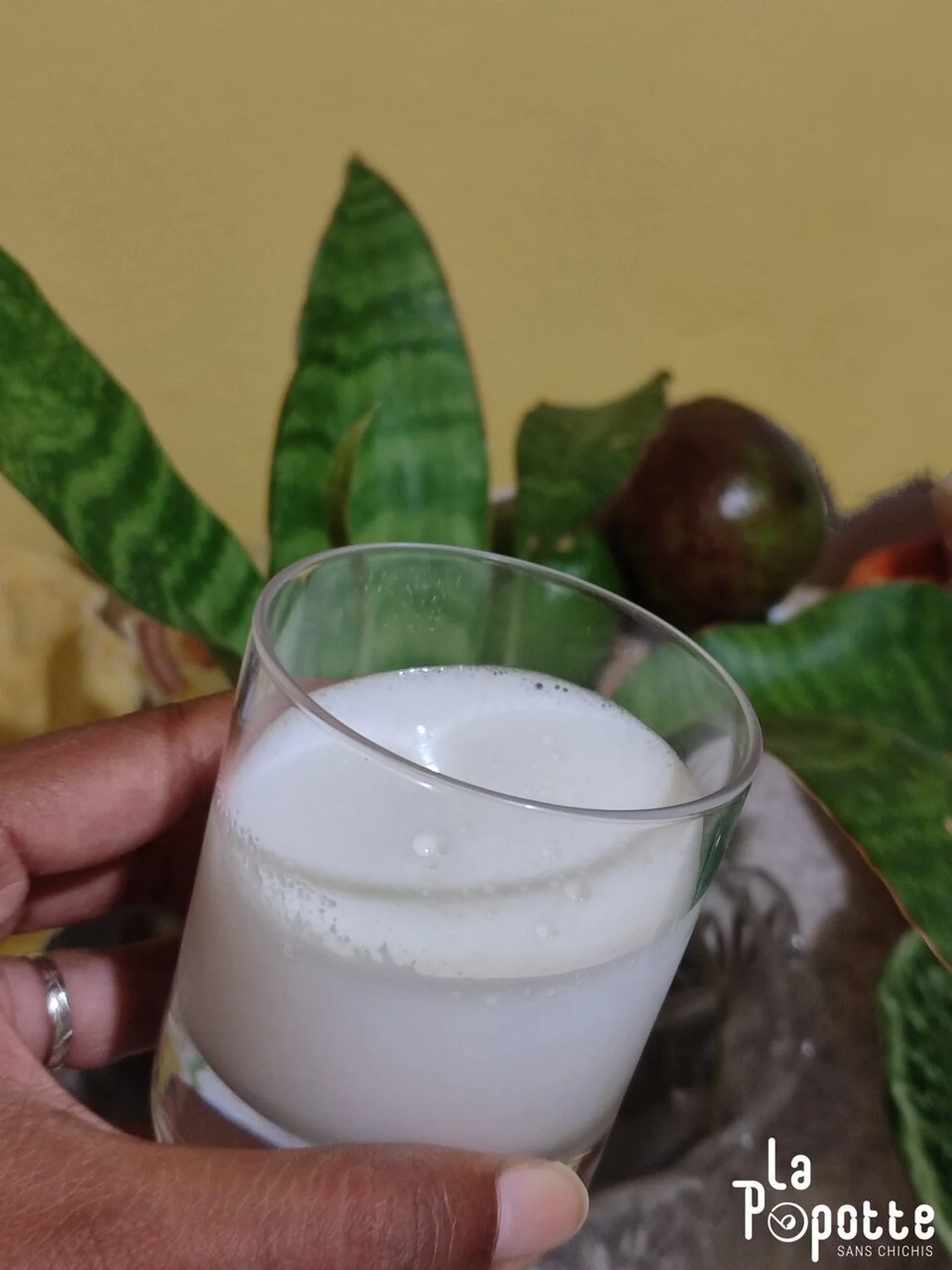 Jus de cacao ou jus de mucilage