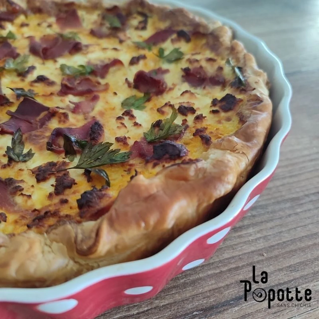 Quiche carotte, noisettes, cumin et feta