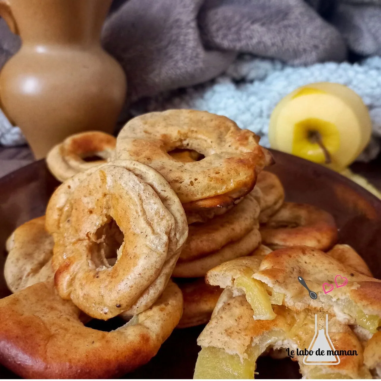 Beignets aux pommes sain