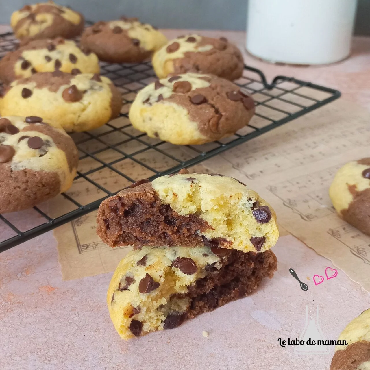 Cookies marbrés