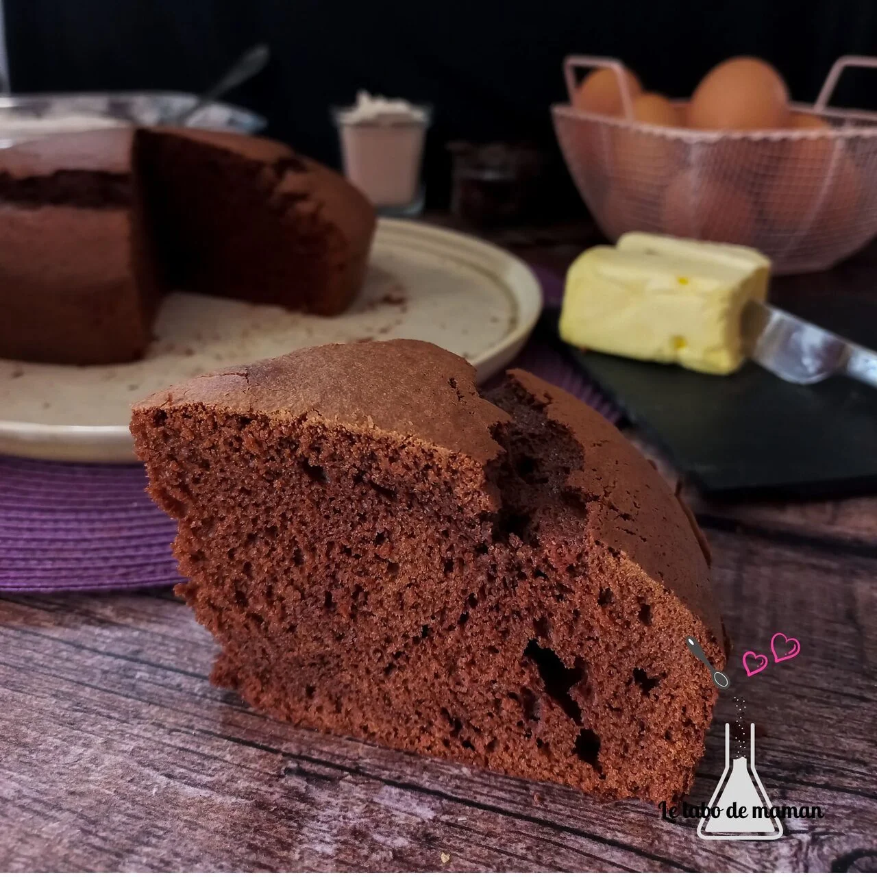 Gâteau au yaourt et au chocolat
