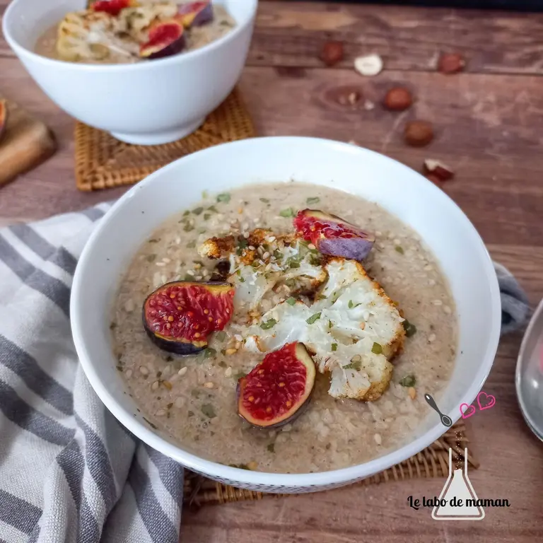Velouté au chou-fleur rôti aux épices