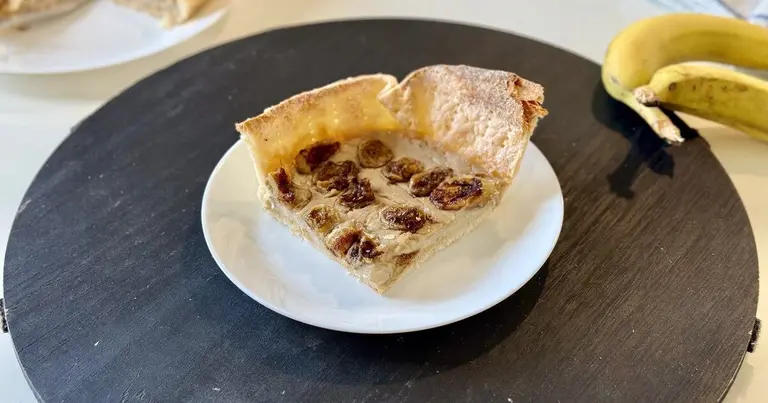 Tarte banane-coco sans gluten