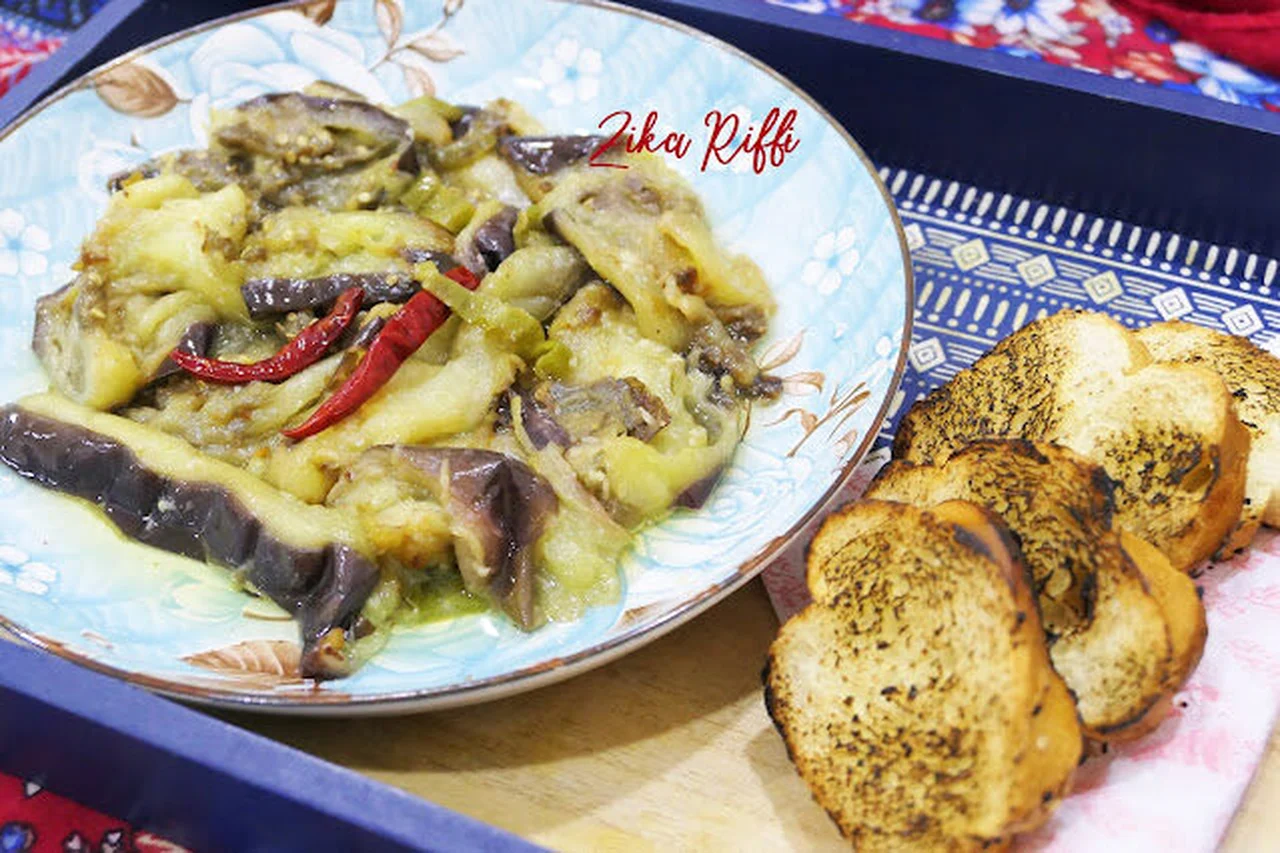 Aubergines en scabetch