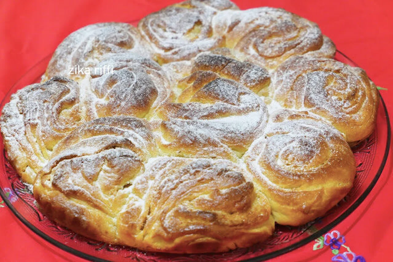 Brioche en petites rosaces