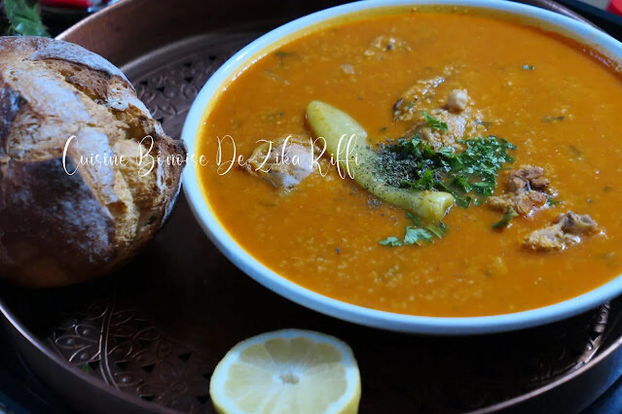 Chorba tchich, soupe à l'orge et à l'agneau